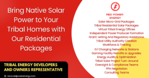 Tribal Residential Solar Energy Tribal Energy